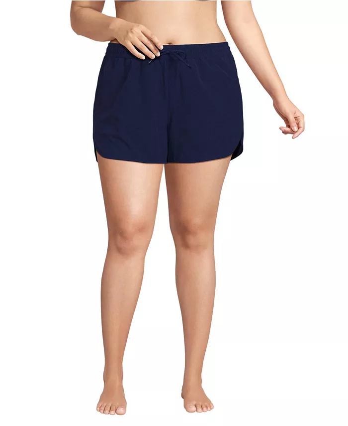 Пляжные шорты Plus Size 3" Packable Cover-up Lands' End, синий
Пляжные шорты Plus Size 3" Packable Cover-up Lands' End, синий