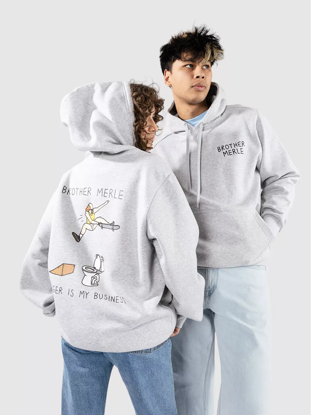 Беникака Толстовка Brother Merle, серый
Беникака Толстовка Brother Merle, серый