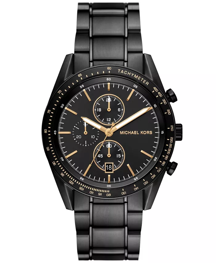 Мужские часы Warren Quartz Chronograph, черные, из нержавеющей стали, 42 мм Michael Kors
Мужские часы Warren Quartz Chronograph, черные, из нержавеющей стали, 42 мм Michael Kors