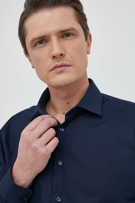 Рубашка X-Slim из хлопка Seidensticker, темно-синий
Рубашка X-Slim из хлопка Seidensticker, темно-синий