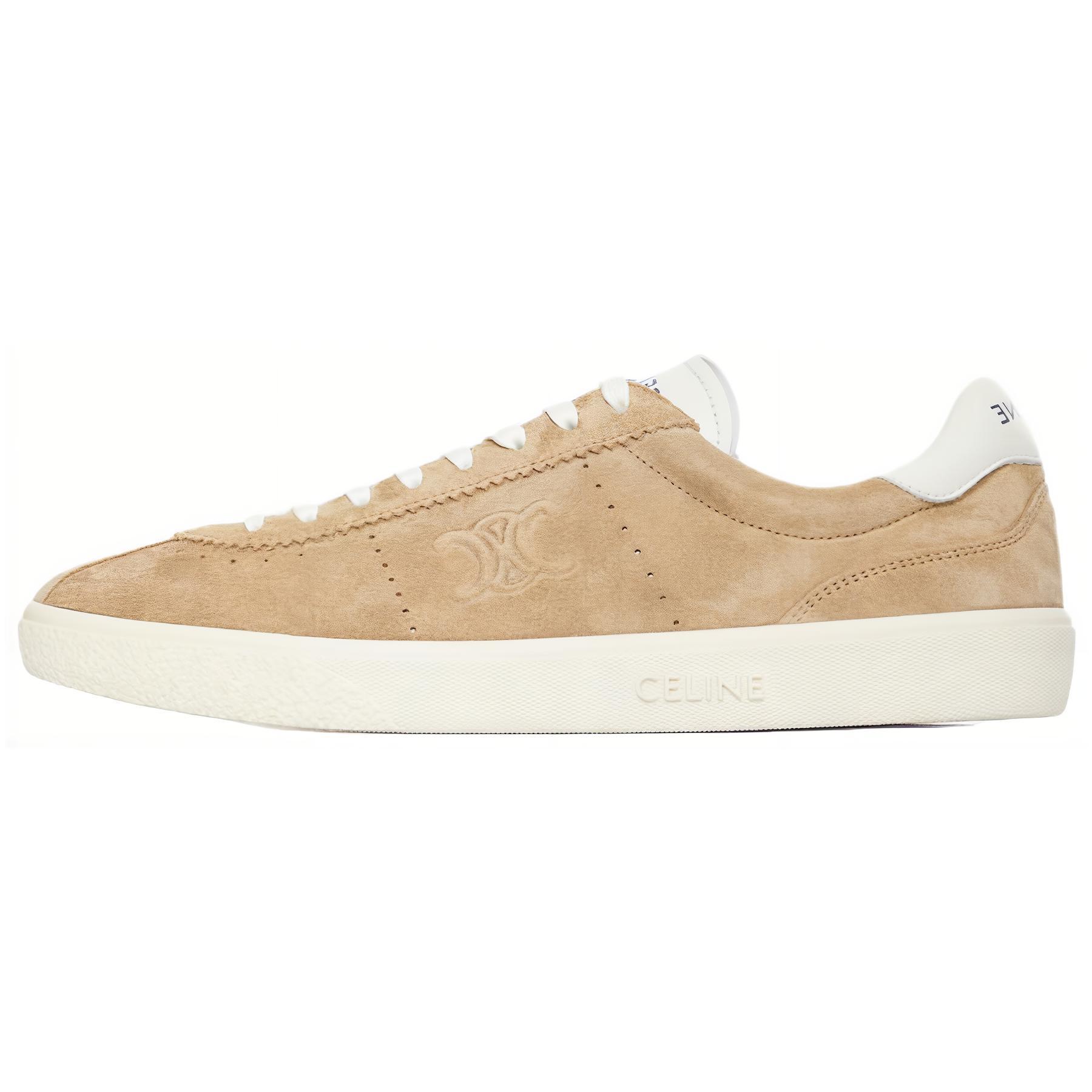 CELINE Triomph Suede Low top Skateboard Shoes мужские, beige
CELINE Triomph Suede Low top Skateboard Shoes мужские, beige