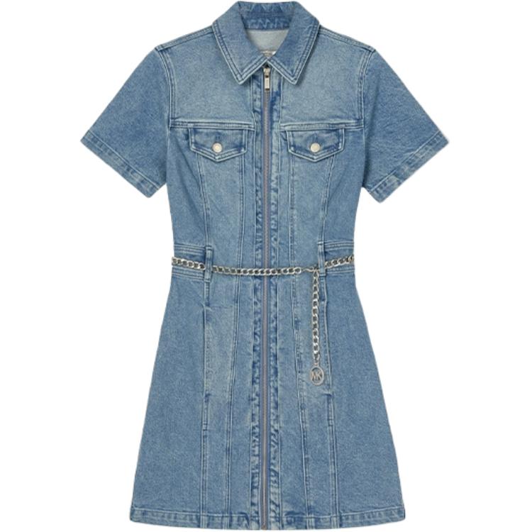 SS25 платье с короткими рукавами Women's MICHAEL KORS, синий
SS25 платье с короткими рукавами Women's MICHAEL KORS, синий