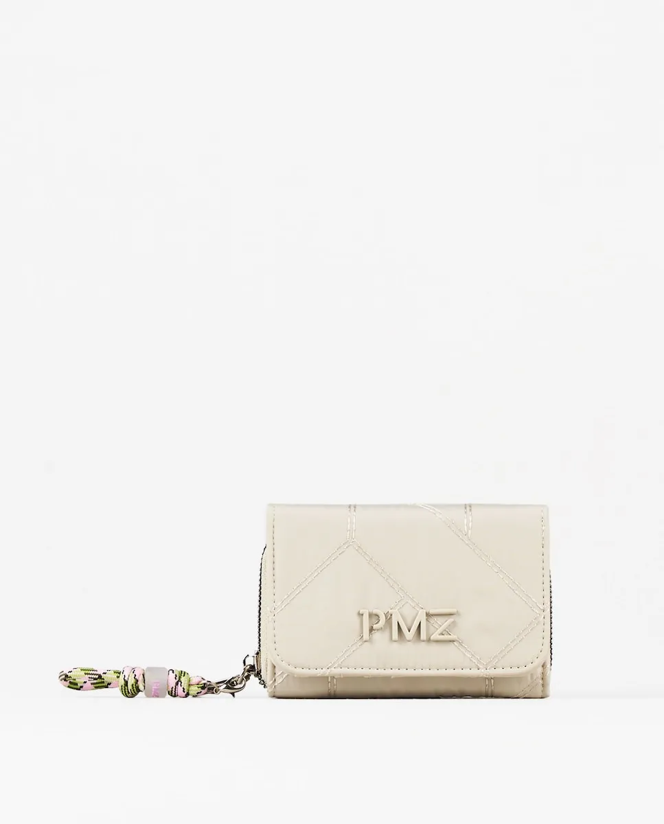 Средний женский нейлоновый кошелек с белой отделкой бисером PACOMARTINEZ, белый
Средний женский нейлоновый кошелек с белой отделкой бисером PACOMARTINEZ, белый