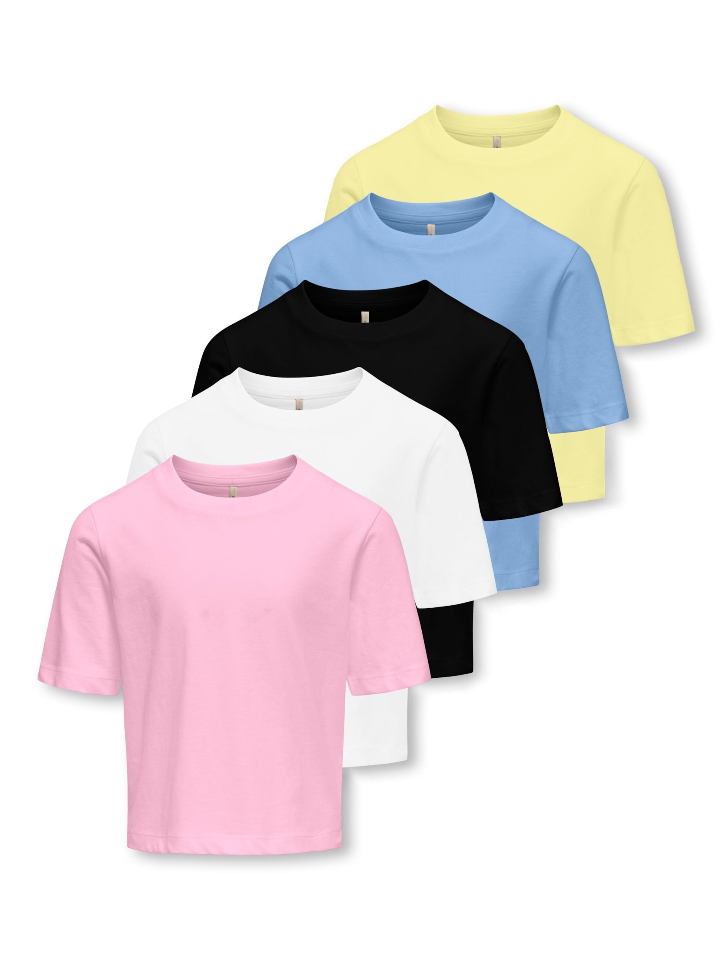 ONLY GIRLS Футболка 'KOGRex' в светло-голубом, желтом, розовом, черном, белом цветах
ONLY GIRLS Футболка 'KOGRex' в светло-голубом, желтом, розовом, черном, белом цветах