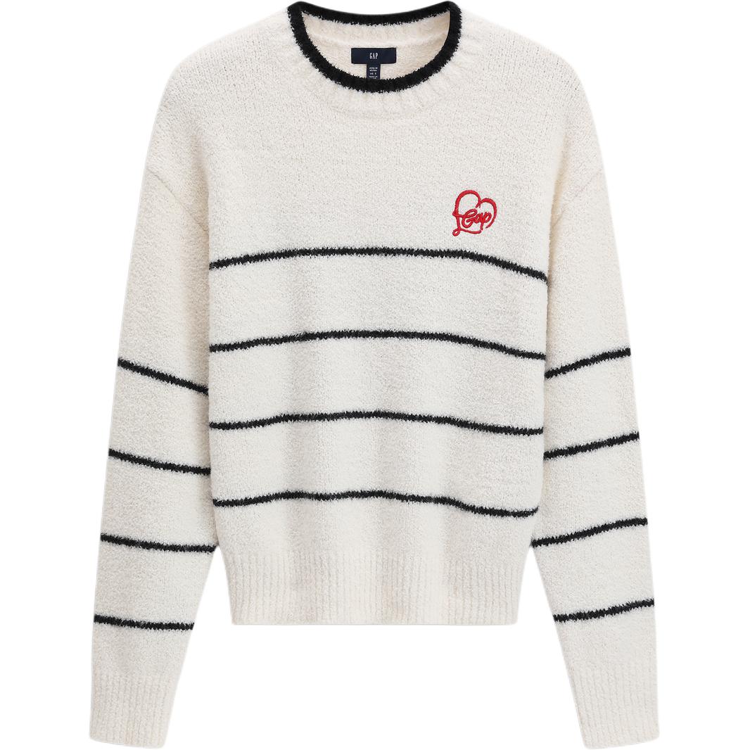 GAP Трикотажный свитер для женщин, цвет Ivory White, круглый вырез, умеренная посадка
GAP Трикотажный свитер для женщин, цвет Ivory White, круглый вырез, умеренная посадка