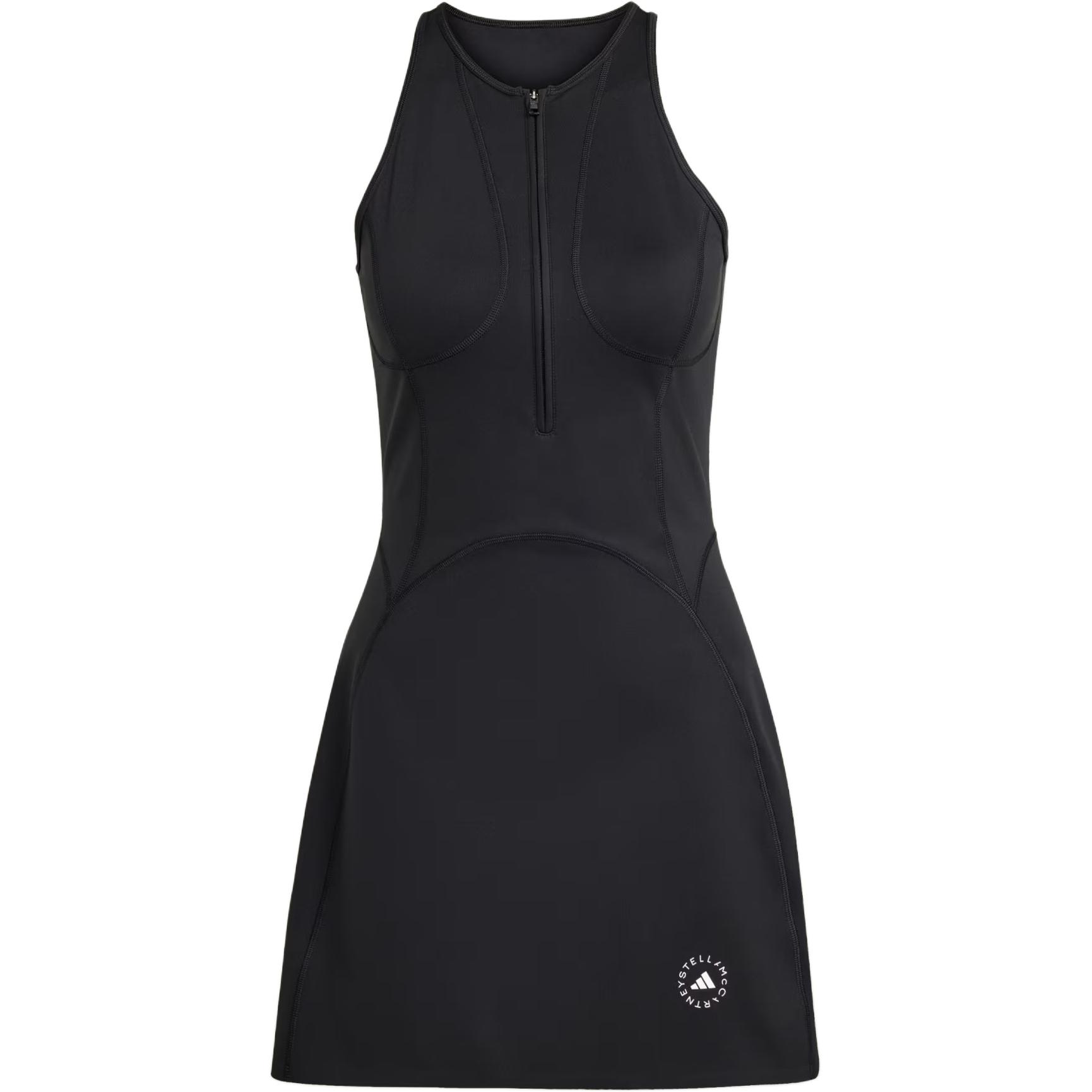 Платье с молнией спереди и панелями от Stella McCartney Adidas, черный
Платье с молнией спереди и панелями от Stella McCartney Adidas, черный