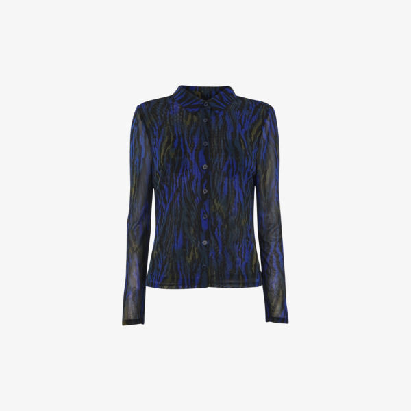 Рубашка из эластичной сетки с животным принтом Whistles, мультиколор
Рубашка из эластичной сетки с животным принтом Whistles, мультиколор