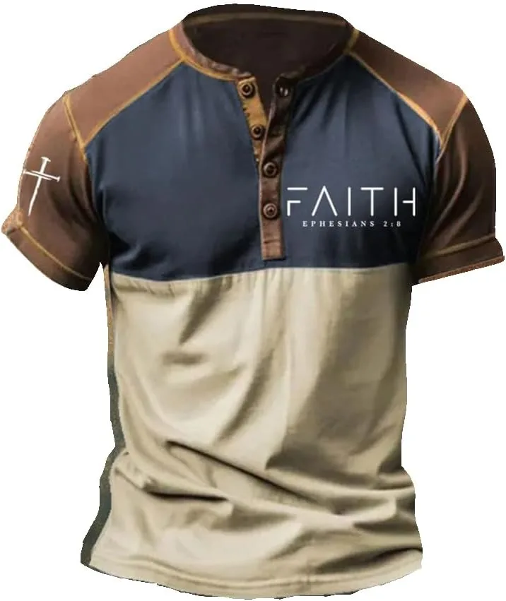 Футболка Vintage Faith с принтом "Ephesians 2-8" и крестом
Футболка Vintage Faith с принтом "Ephesians 2-8" и крестом