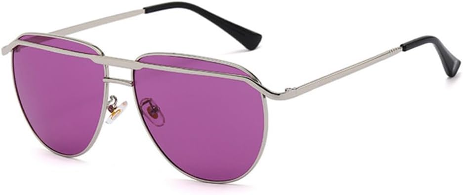 Ретро большие металлические солнцезащитные очки для женщин, прозрачные зеркальные линзы с градиентным переходом, защита от УФ-излучения UV400, мужские солнцезащитные очки generic, Silver Dark Purple
Ретро большие металлические солнцезащитные очки для женщин, прозрачные зеркальные линзы с градиентным переходом, защита от УФ-излучения UV400, мужские солнцезащитные очки generic, Silver Dark Purple
