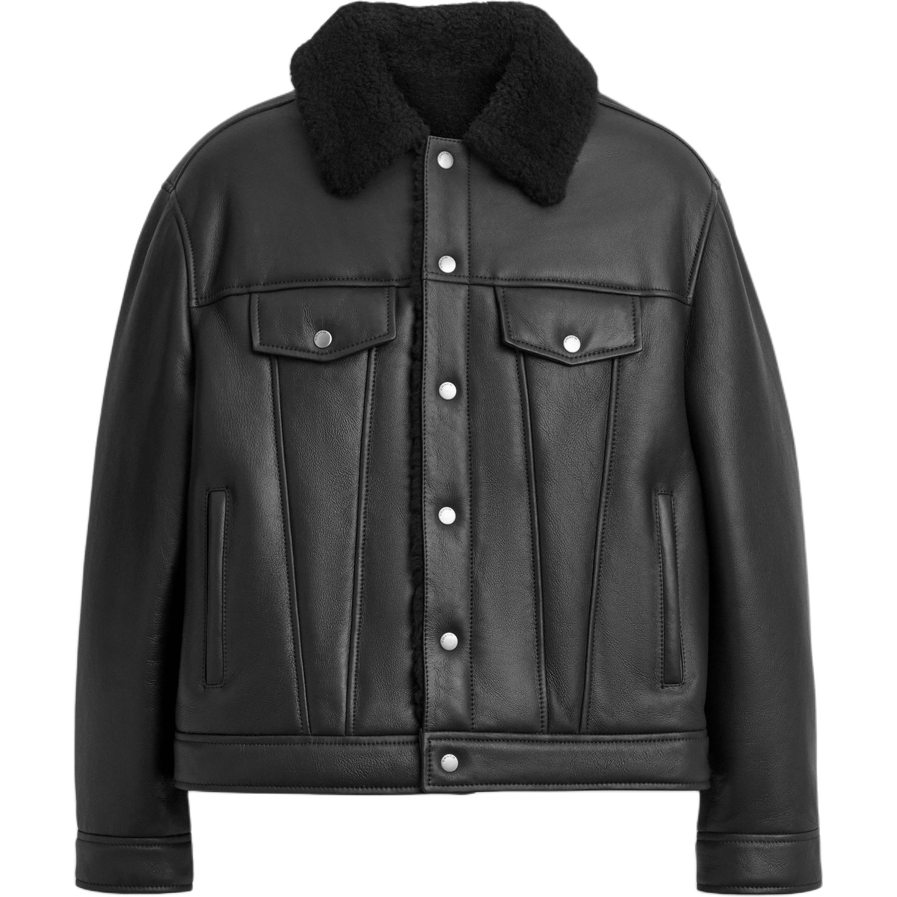 Кожаная куртка FW25 приталенная мужская COACH, черный
Кожаная куртка FW25 приталенная мужская COACH, черный