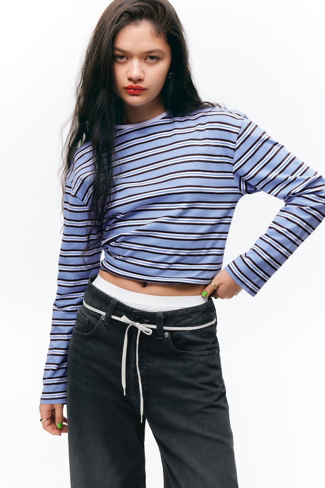 Футболка с рукавами свободного кроя Monki, синий
Футболка с рукавами свободного кроя Monki, синий