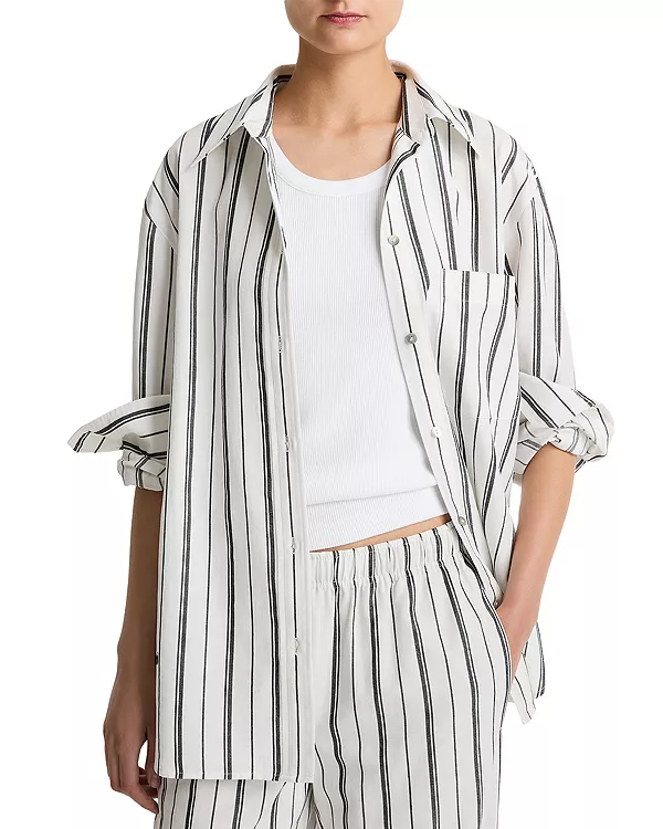 Рубашка оверсайз Vince, белый
Рубашка оверсайз Vince, белый