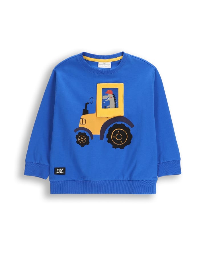 Рубашка с длинным рукавом Coccodrillo, кобальтовый синий 
Рубашка с длинным рукавом Coccodrillo, кобальтовый синий