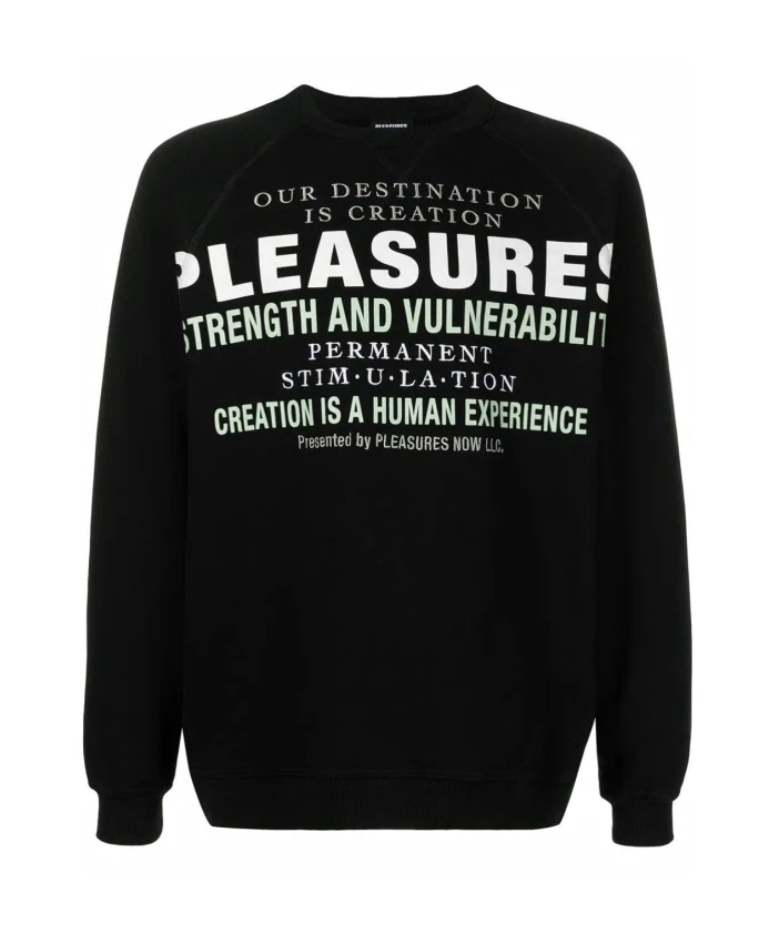 Мужская толстовка с круглым вырезом Pleasures, черный
Мужская толстовка с круглым вырезом Pleasures, черный