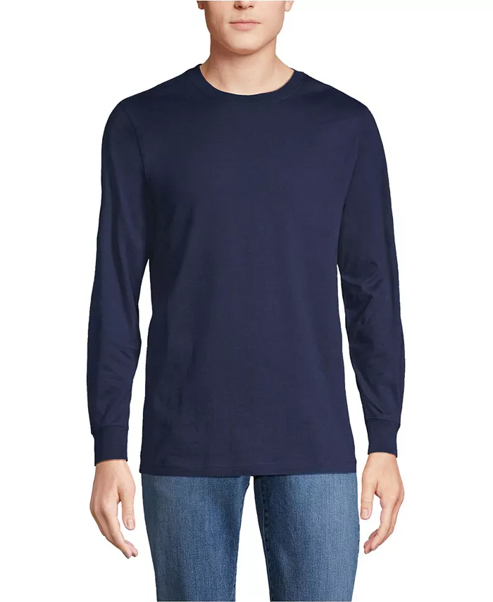 Футболка с длинным рукавом Big & Tall Super-T Lands' End, синий
Футболка с длинным рукавом Big & Tall Super-T Lands' End, синий
