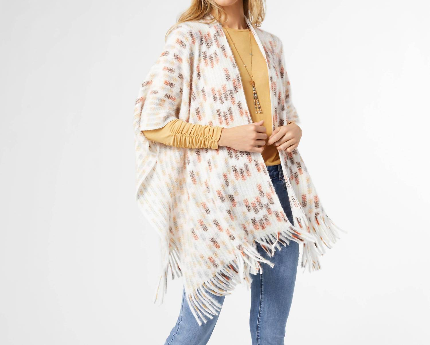 Шаль-обертка Rylee с бахромой Ruana в кремовом цвете COCO + CARMEN, Кремовый, Шаль-обертка Rylee с бахромой Ruana в кремовом цвете COCO + CARMEN
Шаль-обертка Rylee с бахромой Ruana в кремовом цвете COCO + CARMEN, Кремовый, Шаль-обертка Rylee с бахромой Ruana в кремовом цвете COCO + CARMEN