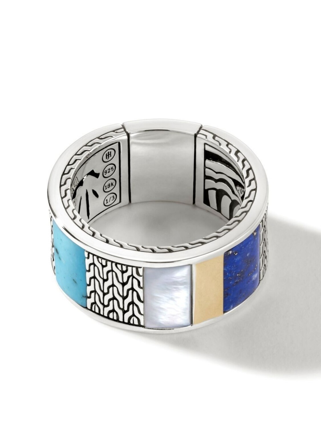 Кольцо Classic Chain из белого золота с камнями John Hardy, серебряный
Кольцо Classic Chain из белого золота с камнями John Hardy, серебряный