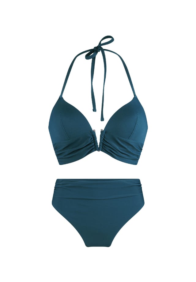 Комплект бикини с подкладкой треугольный Lingadore, синий
Комплект бикини с подкладкой треугольный Lingadore, синий