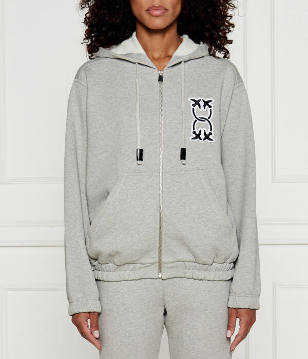 Толстовка женская Pinko на молнии с логотипом бренда, серый
Толстовка женская Pinko на молнии с логотипом бренда, серый