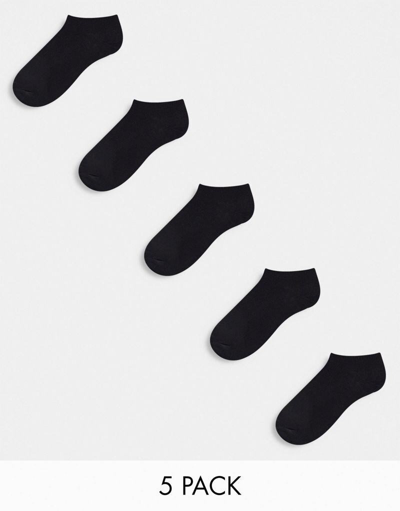 Пять пар черных спортивных носков ASOS DESIGN
Пять пар черных спортивных носков ASOS DESIGN