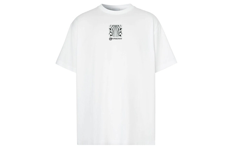 Футболка мужская белая Burberry, белый 
Футболка мужская белая Burberry, белый