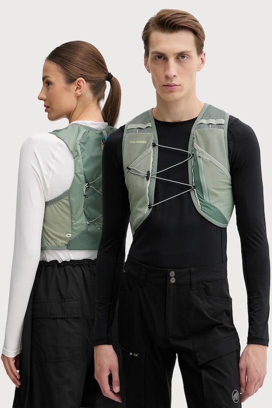 Беговая жилетка Salomon, зеленый
Беговая жилетка Salomon, зеленый
