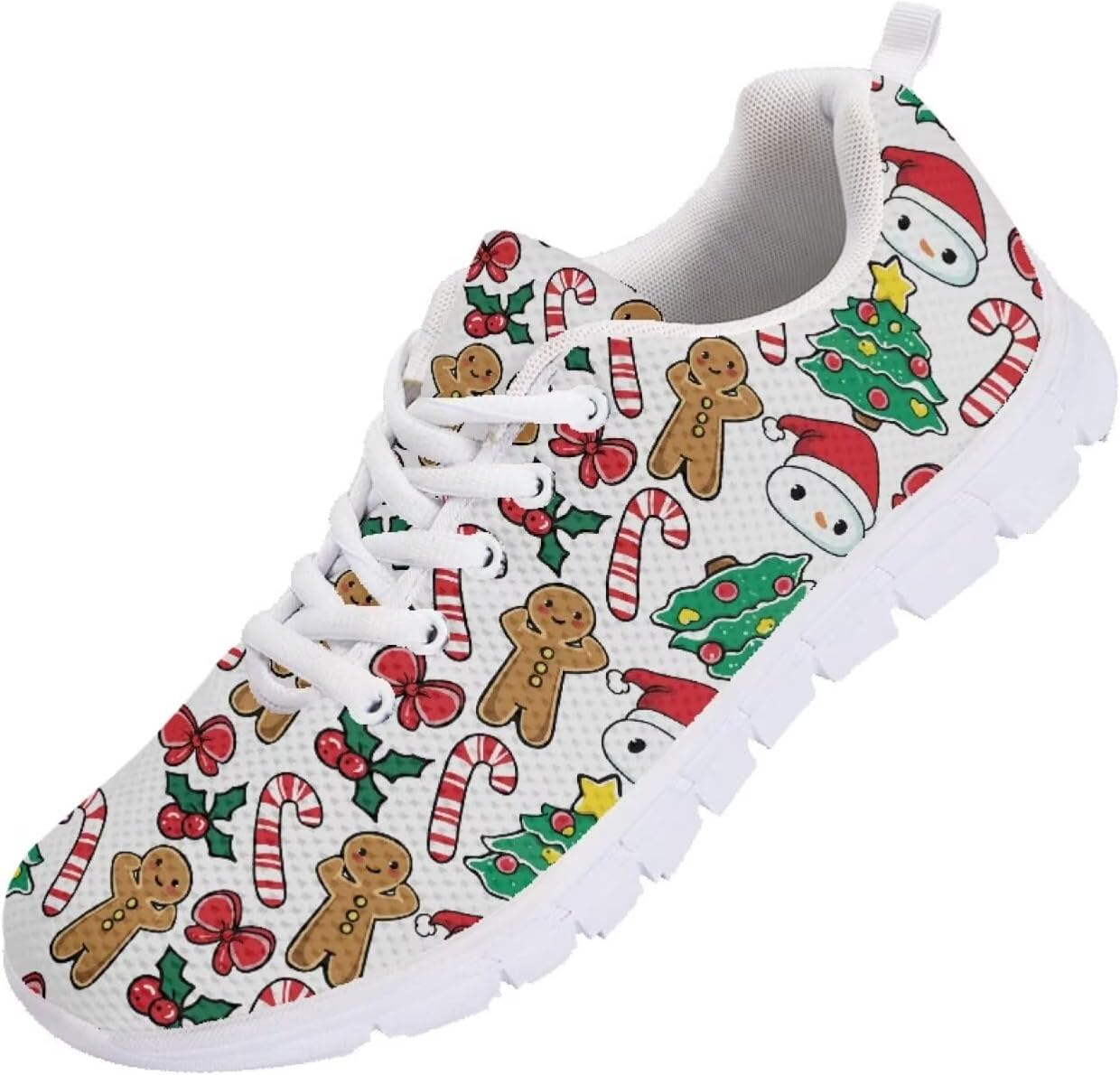 Кроссовки Forchrinse для мужчин и женщин, комфортные, на шнуровке, для ходьбы и спорта, легкие спортивные ботинки, Snowman Gingerbread Man
Кроссовки Forchrinse для мужчин и женщин, комфортные, на шнуровке, для ходьбы и спорта, легкие спортивные ботинки, Snowman Gingerbread Man