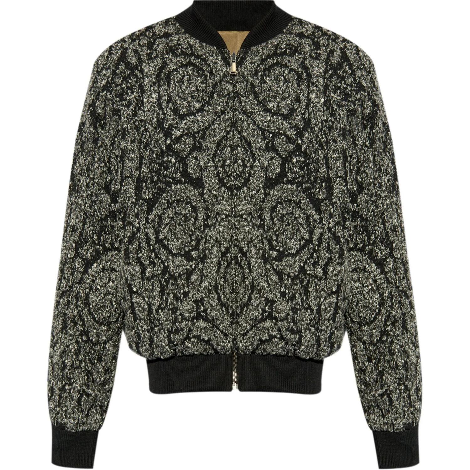 Двусторонняя куртка-бомбер на молнии Versace, черный
Двусторонняя куртка-бомбер на молнии Versace, черный