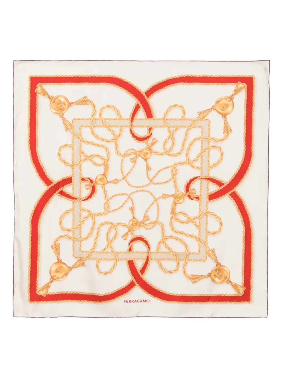 Ferragamo шарф с графичным принтом, нейтральный
Ferragamo шарф с графичным принтом, нейтральный