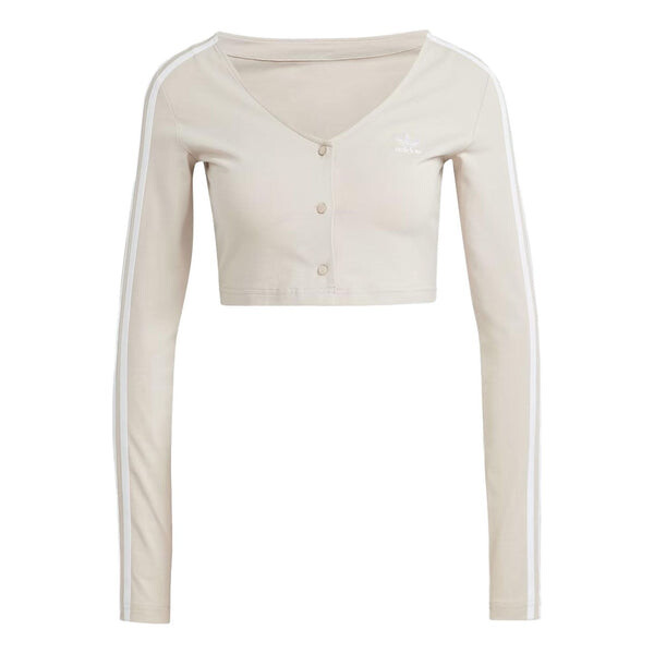 Футболка Tops originals adicolor classics с длинным рукавом и тремя полосками на пуговицах Adidas, бежевый
Футболка Tops originals adicolor classics с длинным рукавом и тремя полосками на пуговицах Adidas, бежевый