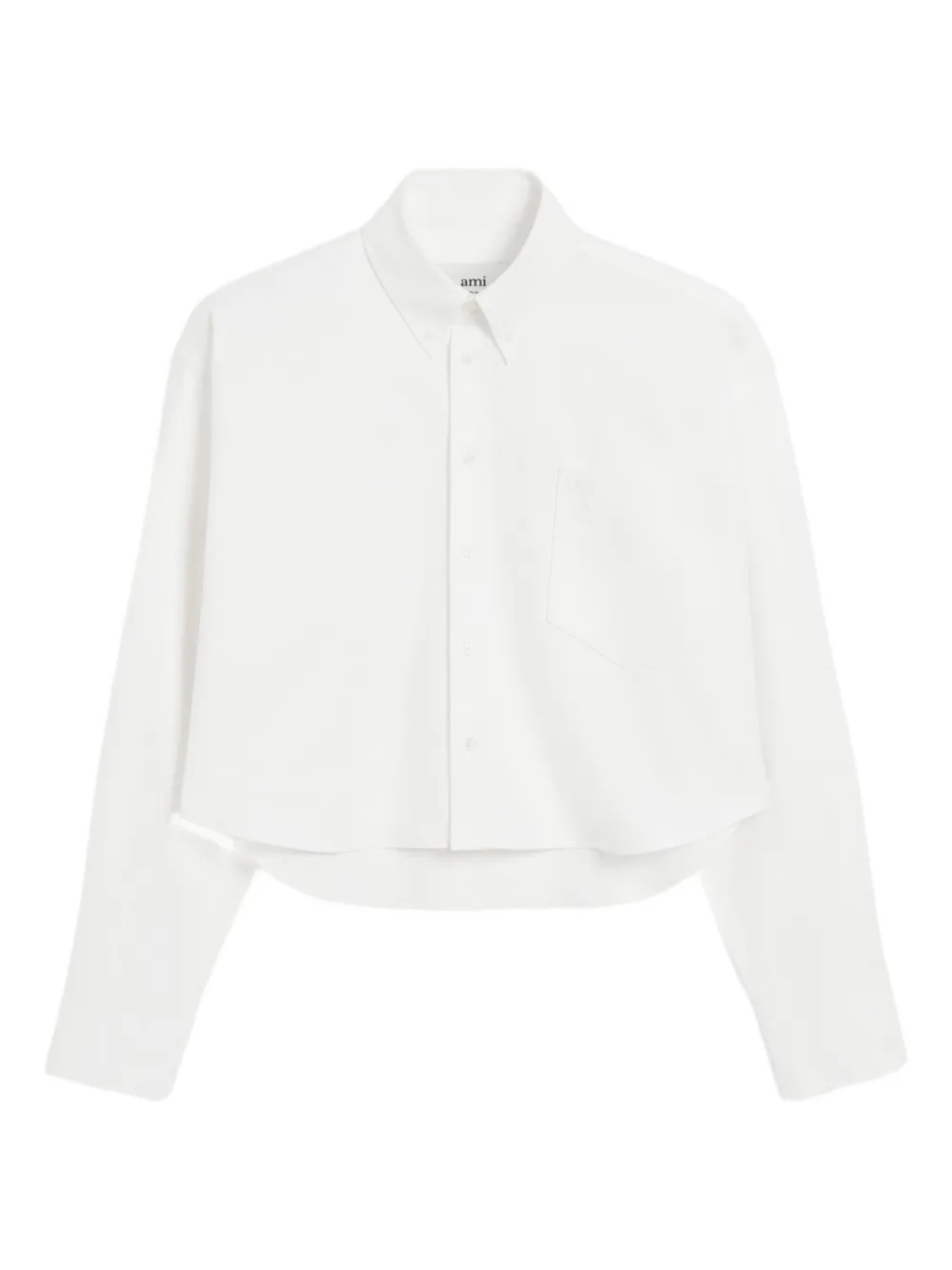 Рубашка Оксфорд с вышитым сердцем AMI Paris, белый
Рубашка Оксфорд с вышитым сердцем AMI Paris, белый
