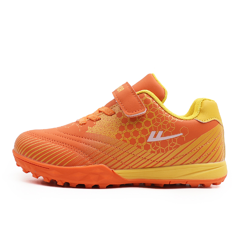 Детские футбольные бутсы низкие из искусственной кожи, устойчивые к скольжению и истиранию WARRIOR, оранжевый желтый
Детские футбольные бутсы низкие из искусственной кожи, устойчивые к скольжению и истиранию WARRIOR, оранжевый желтый