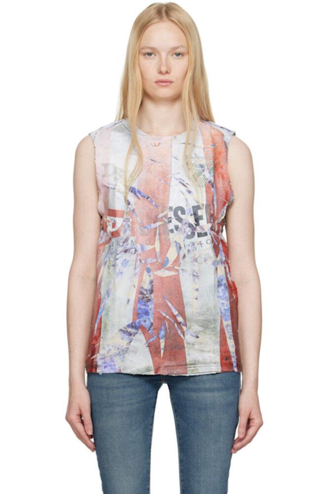 Майка-топ с красными и белыми полосками Diesel
Майка-топ с красными и белыми полосками Diesel