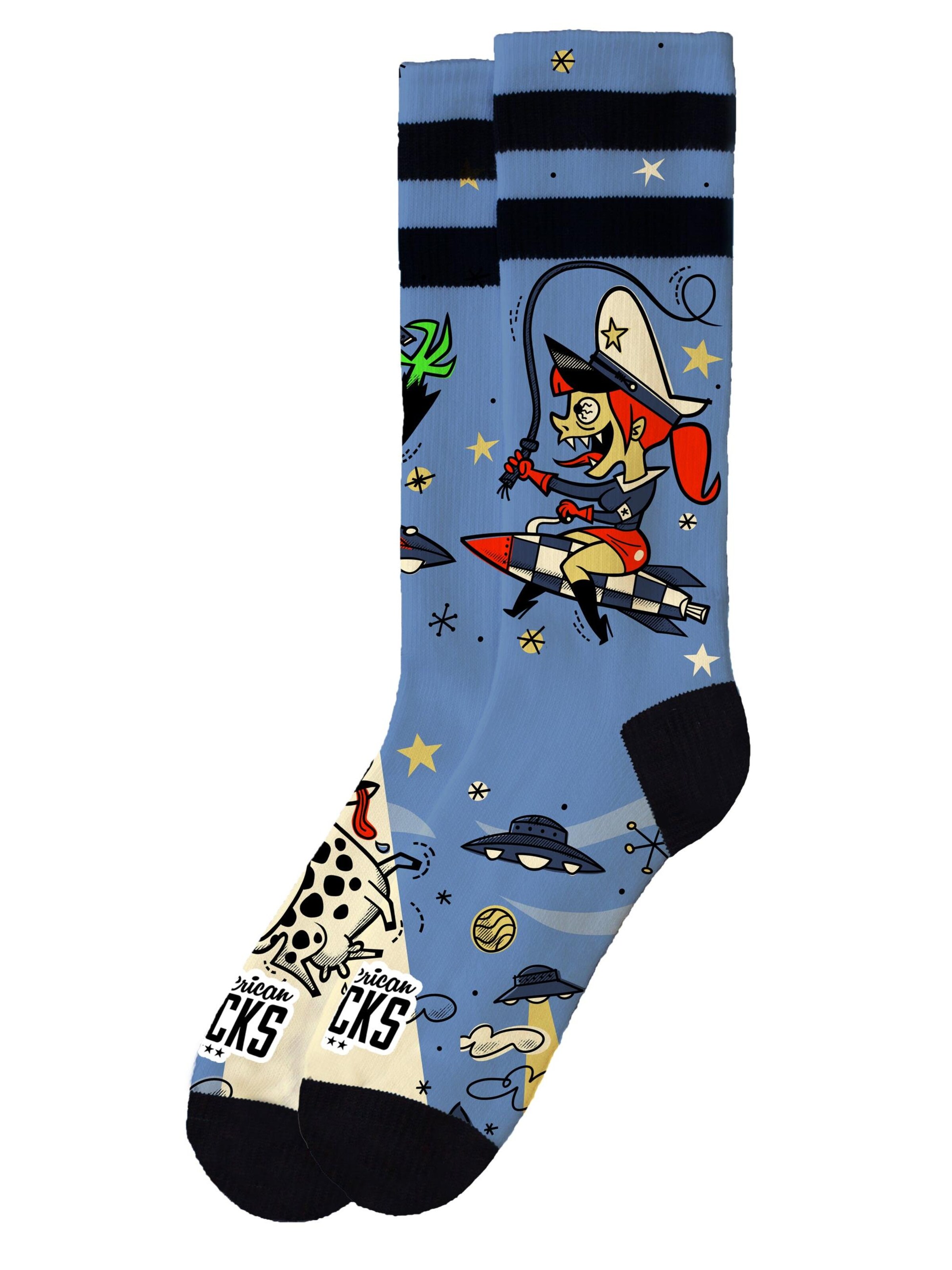 American Socks Носки 'Alien Snatch' в синем цвете
American Socks Носки 'Alien Snatch' в синем цвете