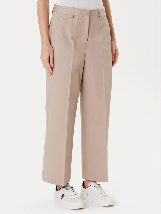 Брюки из ткани wide leg WW0WW45791 Tommy Hilfiger, бежевый
Брюки из ткани wide leg WW0WW45791 Tommy Hilfiger, бежевый