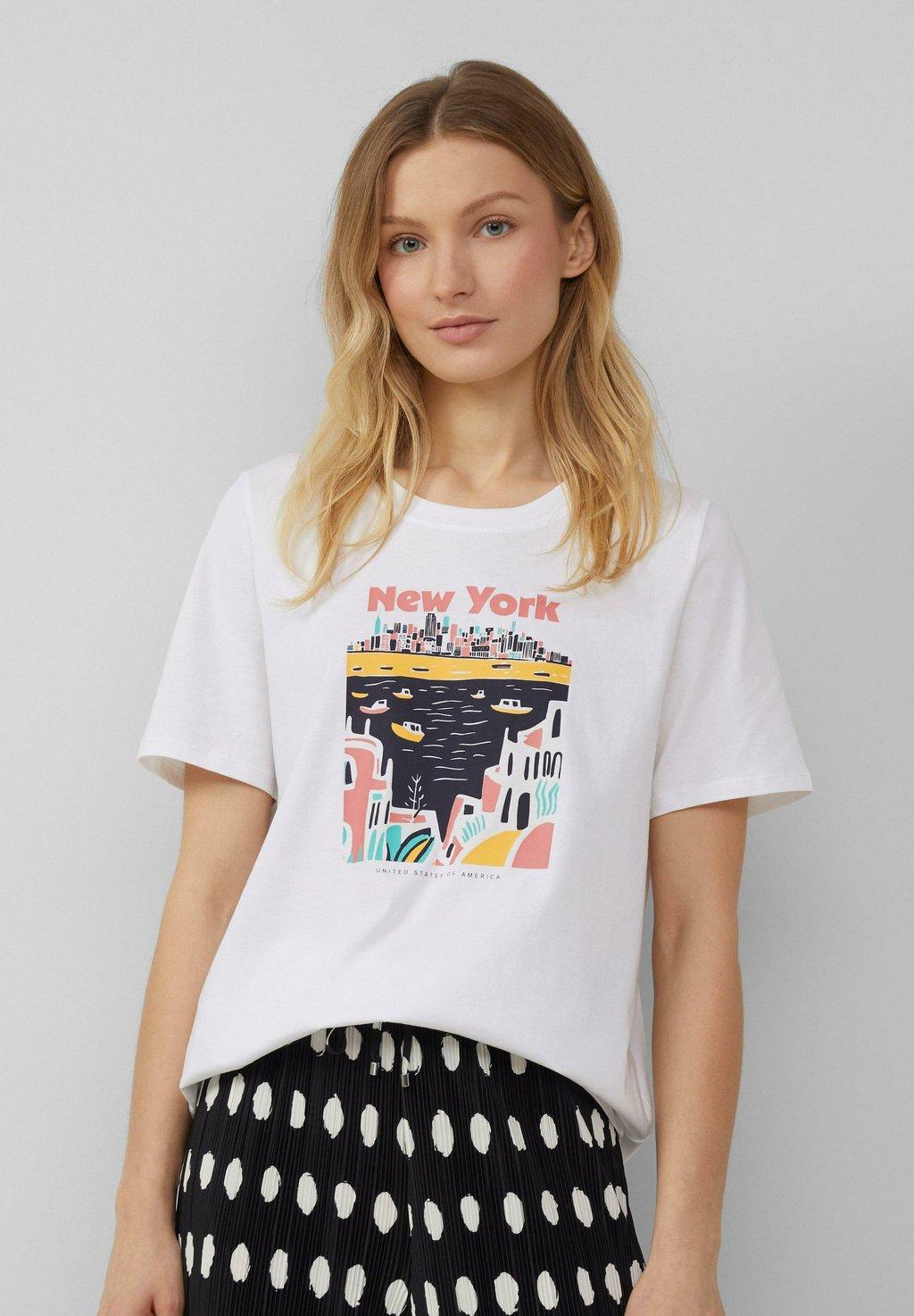 Футболка с принтом s.Oliver, кремовый
Футболка с принтом s.Oliver, кремовый