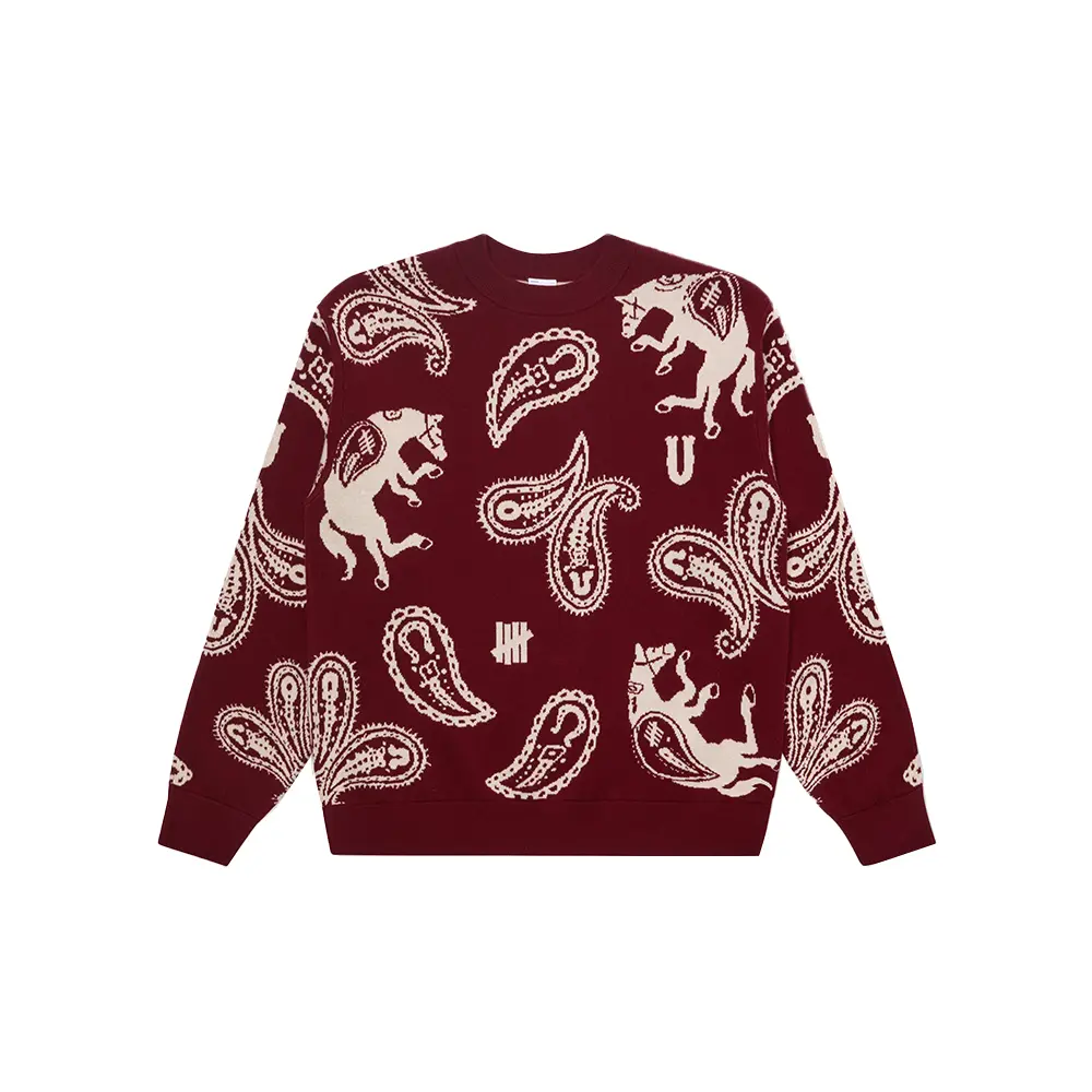 Свитер унисекс с круглым вырезом, средней жесткости Undefeated, красный
Свитер унисекс с круглым вырезом, средней жесткости Undefeated, красный