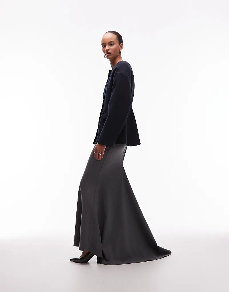 Длинная юбка ASOS DESIGN с рыбьим хвостом в антрацитовом цвете
Длинная юбка ASOS DESIGN с рыбьим хвостом в антрацитовом цвете