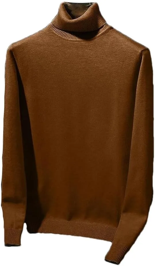 Мужской свитер с высоким воротником и длинным рукавом
Мужской свитер с высоким воротником и длинным рукавом