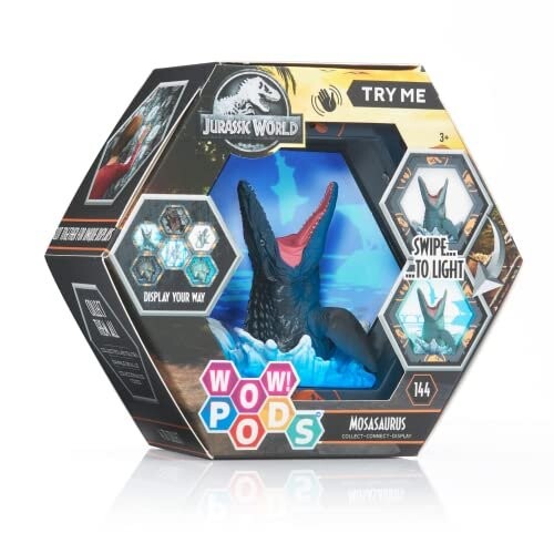 Wow Gear PODS — Коллекция Jurassic World Dominion — Мозазавр — Коллекционная фигурка с датчиком света и движения (Deqube 918JUR102403)
Wow Gear PODS — Коллекция Jurassic World Dominion — Мозазавр — Коллекционная фигурка с датчиком света и движения (Deqube 918JUR102403)