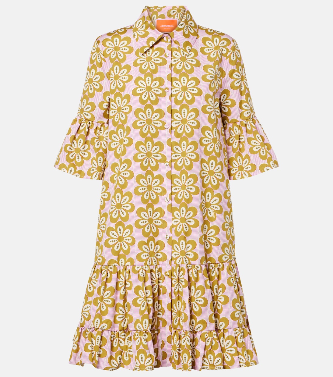 Блузка-платье из хлопкового поплина с цветочным принтом Choux La DoubleJ, Caper
Блузка-платье из хлопкового поплина с цветочным принтом Choux La DoubleJ, Caper