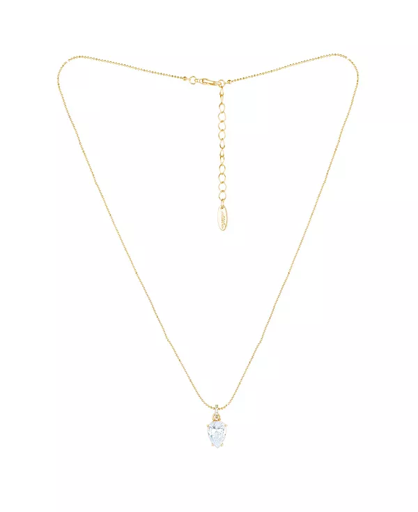Тонкое и изящное ожерелье с подвеской из кубического циркония Ettika, gold
Тонкое и изящное ожерелье с подвеской из кубического циркония Ettika, gold