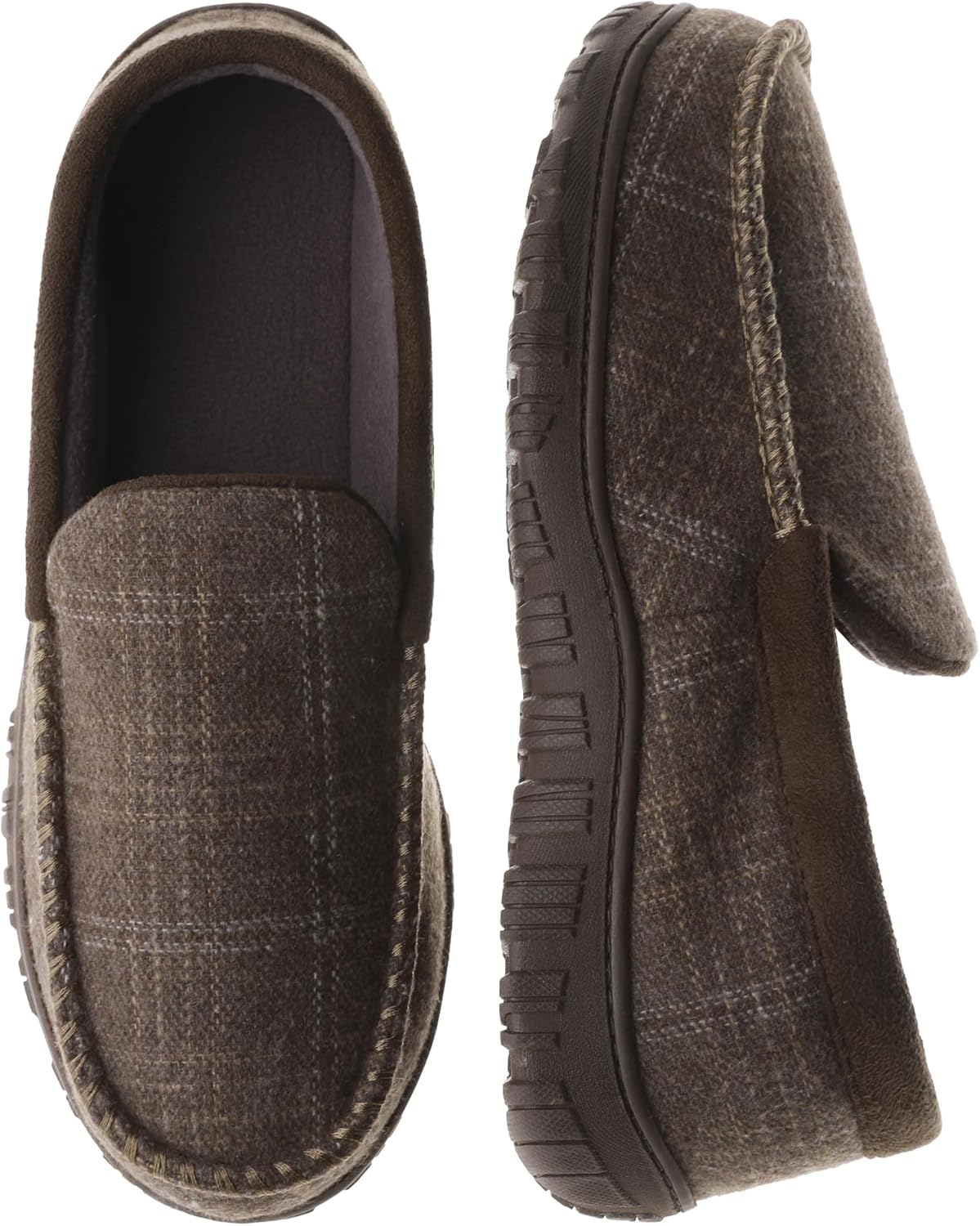 Мужские мокасины Bigwow, удобные домашние тапочки с мемори-фомом и флисом, без шнурков, с нескользящей подошвой для дома и улицы, Checked Coffee
Мужские мокасины Bigwow, удобные домашние тапочки с мемори-фомом и флисом, без шнурков, с нескользящей подошвой для дома и улицы, Checked Coffee