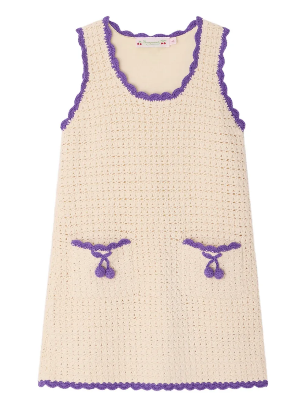 Платье в технике кроше с накладным карманом Bonpoint, белый
Платье в технике кроше с накладным карманом Bonpoint, белый