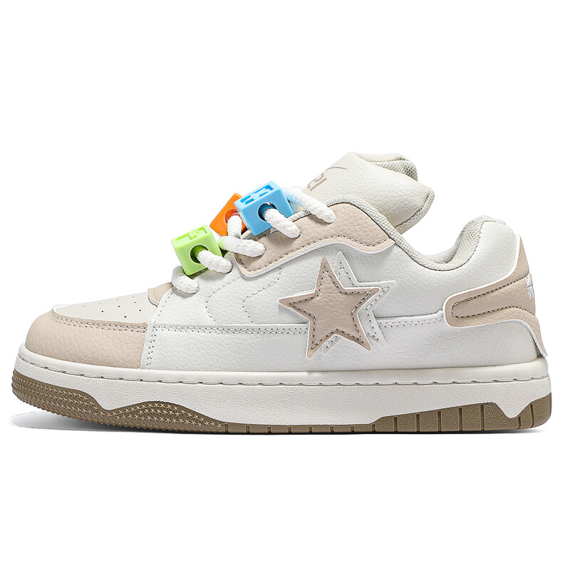 Кеды, обувь для скейтборда унисекс с низким верхом Double Star 88, бежевый
Кеды, обувь для скейтборда унисекс с низким верхом Double Star 88, бежевый