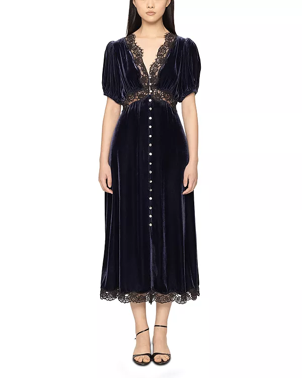 Платье миди Clarice с пышными рукавами Sea, синий
Платье миди Clarice с пышными рукавами Sea, синий