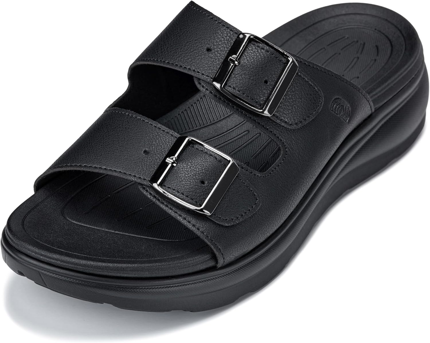 Мужские невидимые обувные платформы CALTO - черные/матовые черные ультралегкие сандалии на платформе с легким надеванием - увеличение роста на 5 см - X1652 - размер 6 D(M) US
Мужские невидимые обувные платформы CALTO - черные/матовые черные ультралегкие сандалии на платформе с легким надеванием - увеличение роста на 5 см - X1652 - размер 6 D(M) US