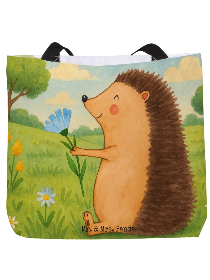 Сумка-шоппер с рисунком ежика и цветка, без слогана, белого цвета Mr. & Mrs. Panda
Сумка-шоппер с рисунком ежика и цветка, без слогана, белого цвета Mr. & Mrs. Panda