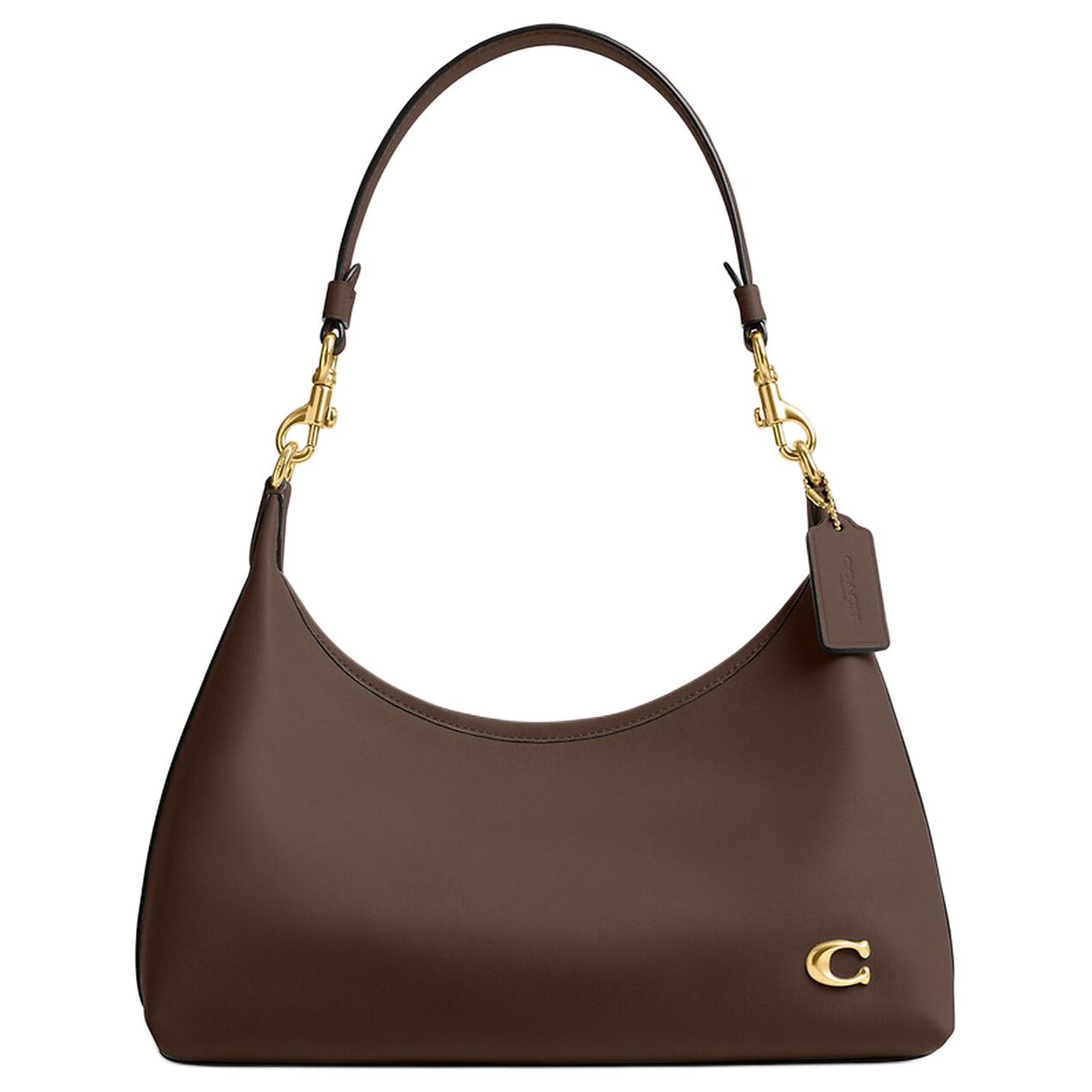 COACH Женская большая сумка через плечо из дубленой кожи темно-каменного цвета
COACH Женская большая сумка через плечо из дубленой кожи темно-каменного цвета