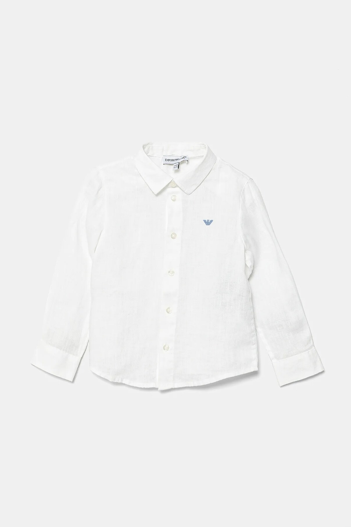 Детская льняная рубашка Emporio Armani, белый
Детская льняная рубашка Emporio Armani, белый